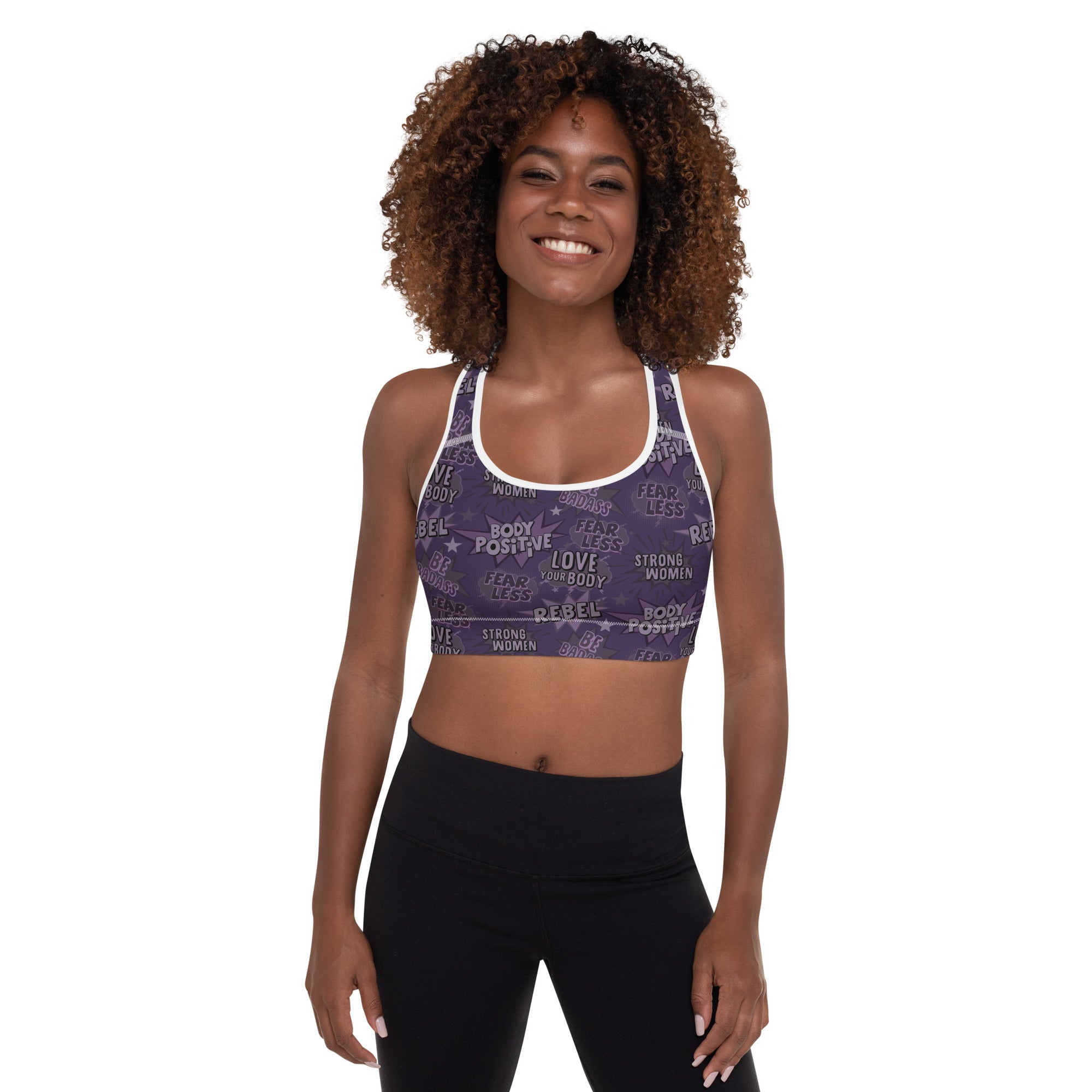 Empower Sports Bra in Purple